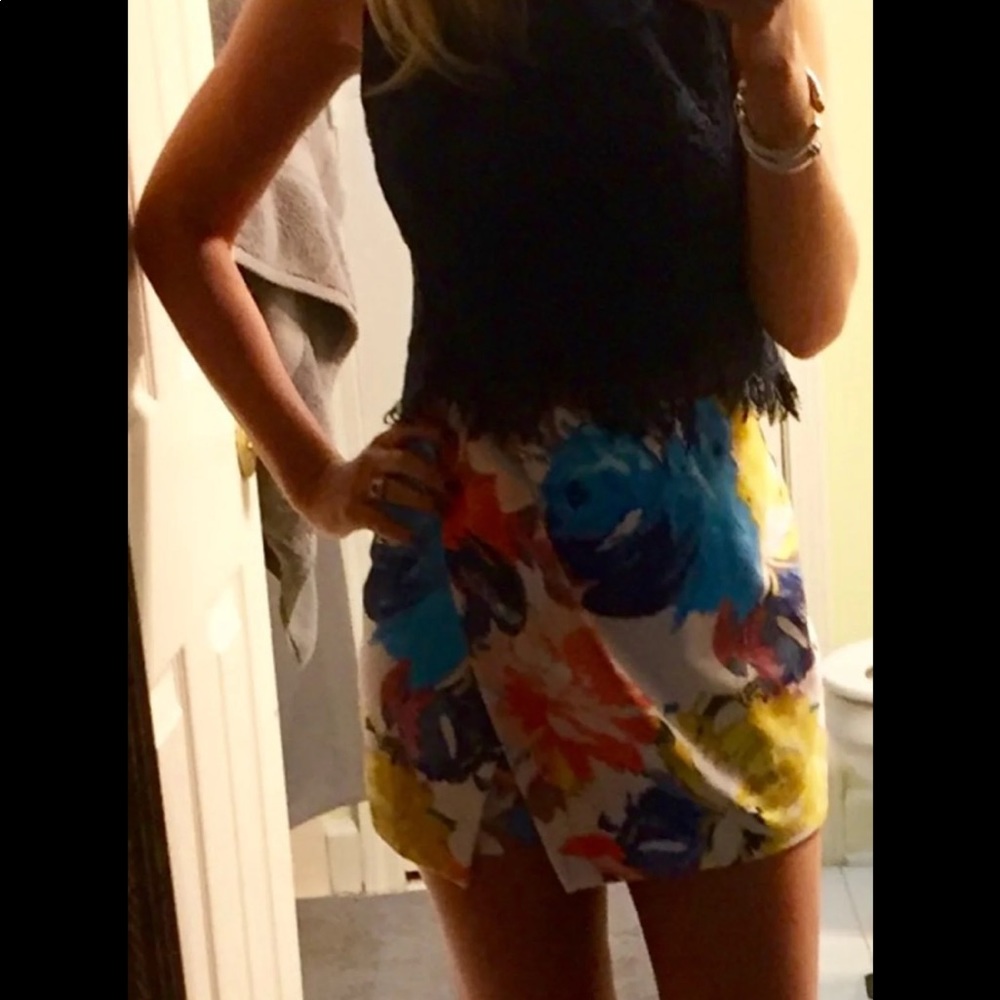 Colorful skort